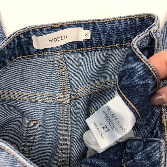 NWT Hidden Jeans Tracey High Rise Straight… - Picture 8 of 8